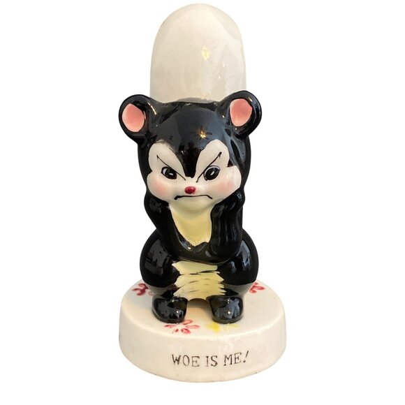 Vintage Anthropomorphic Ucagco Japan Skunk Figurine - Picture 1 of 9